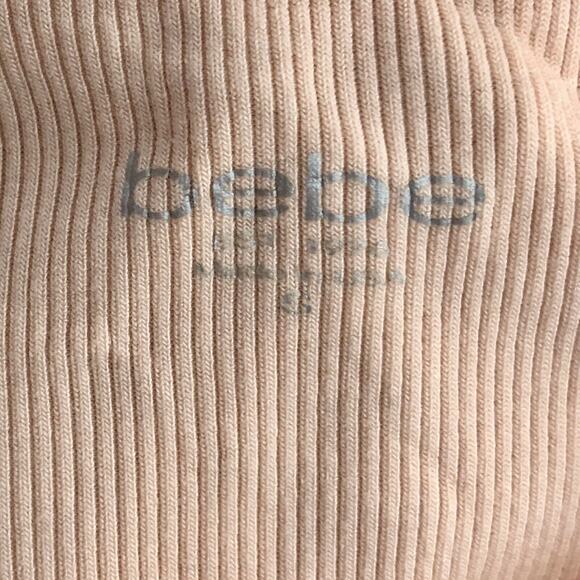 Bebe Y2K Vintage Rhinestone Sparkle Ribbed Tank Top - Picture 5 of 9